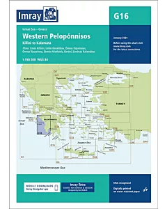 Imray G16 Western Pelopénnisos