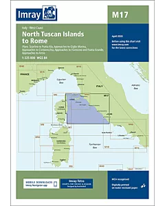 Imray M17 North Tuscan Islands to Rome