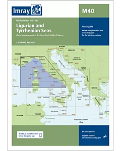 Imray M40 Ligurian and Tyrrhenian Seas