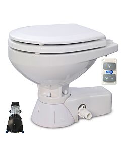 Jabsco 37245 Series Quiet Flush Electric Toilet met spoelwaterpomp
