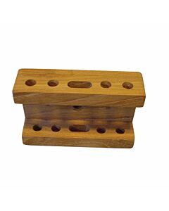 Pencil holder, Teak, L 120mm, H 7m