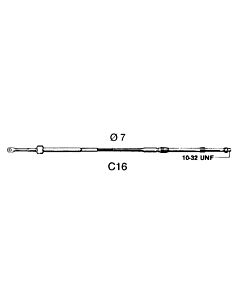 34758G Câble de commande moteur C16 Ultraflex