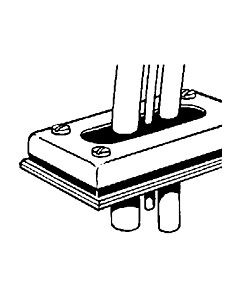 DEKDOORVOER DR1 65 x 18,5 x 12,5 mm