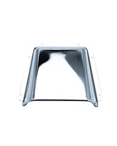 RVS ventilatieschelp 126x143x47mm