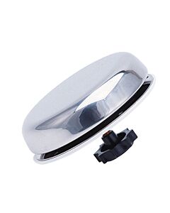 Stainless steel deck ventilator with plastic ring