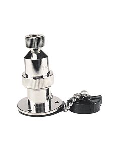 Stopcontacten messing verchroomd 3A Messing verchroomd, waterdicht, 3-polig. � flens 37mm stekker en stopcontact