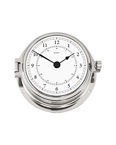 Solid brass chrome plated clock 160/120MM