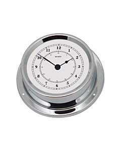 Chrome plated brass clock 125/100mm