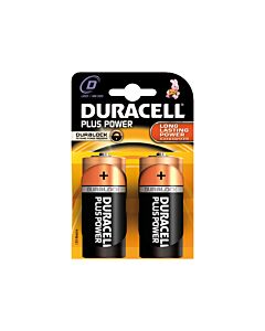 DURACELL PLUS MN1300, D, 2-PACK