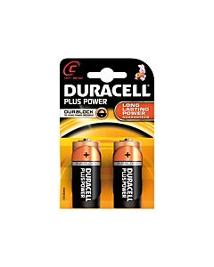 DURACELL PLUS MN1400, C, 2-PACK