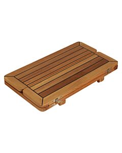 Teak tafelblad "Wing" caulked