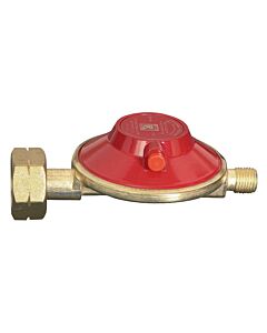 Universal gas pressure regulator without pressure gauge