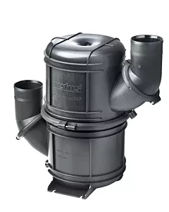 VETUS HD waterlock / geluiddemper type NLP, 40 mm, 4,5 liter, zwart