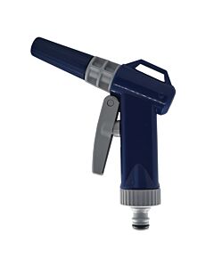 Nozzle and pistol grip with male quick connector