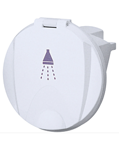 Nuova Rade Case for Shower Head, Round with Lid