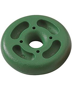 donut. groen. diameter 60 mm. lijn diameter 12 mm