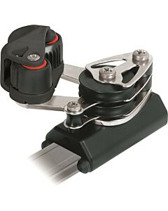 Rondstan endstop double plain sheave, becket. klem