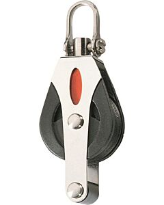 Ronstan 30mm kogelgelagerd enkel blok met swivel en hondsvot RF30110