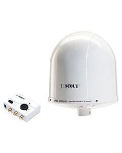 Antenne TV Scout Big Wave 360° Ø25 cm – Antenne TV/FM/DAB Marine Haute Performance