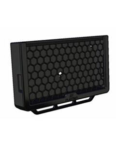 Opbergvak met maasnet 208 x 122 x 34 mm zwart
