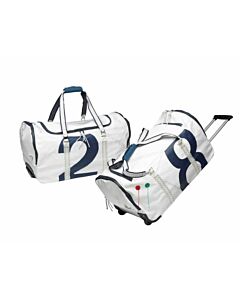 Zeildoek weekendtas op wielen Sea Boy navy