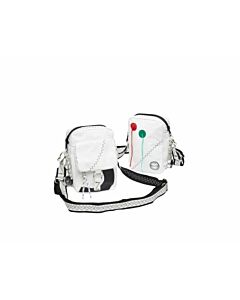 Zeildoek schoudertas compact Sea Pearl navy