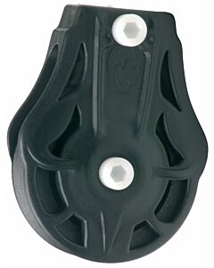 Wichard Single plain bearing block sheave 45mm with cheek block M6