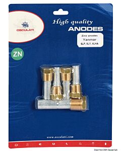 Anode zinc kit for 6LP/6LY/4LH onboard engines